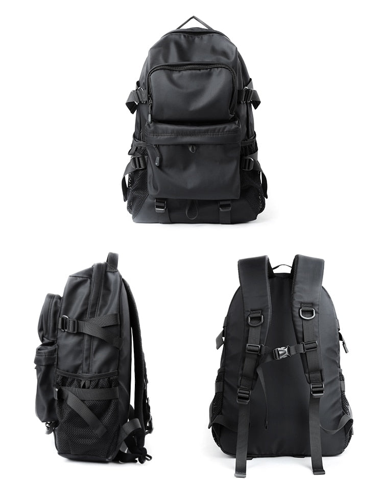 Men Fashion Personalized Travel Backpack Light Weight Large Space 15.6 17 inch Laptop Bag Teenage Outdoor Waterproof School Bag