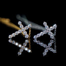 BOEYCJR 925 Silber D Farbe 1,1 Karat 3 mm Moissanite VVS1 Kreuzanhänger Halskette für Damen oder Herren