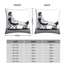 Formula 1 Fernando Alonso Deckchair Pillowcase Polyester Linen Velvet Printed Zip Decor Car Cushion Cover