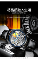 Genuine AILANG Men&#39;s Sports Watch Hollow Machinery Top Brand Men&#39;s Leather Watch Trend Luminous Waterproof 2020 New