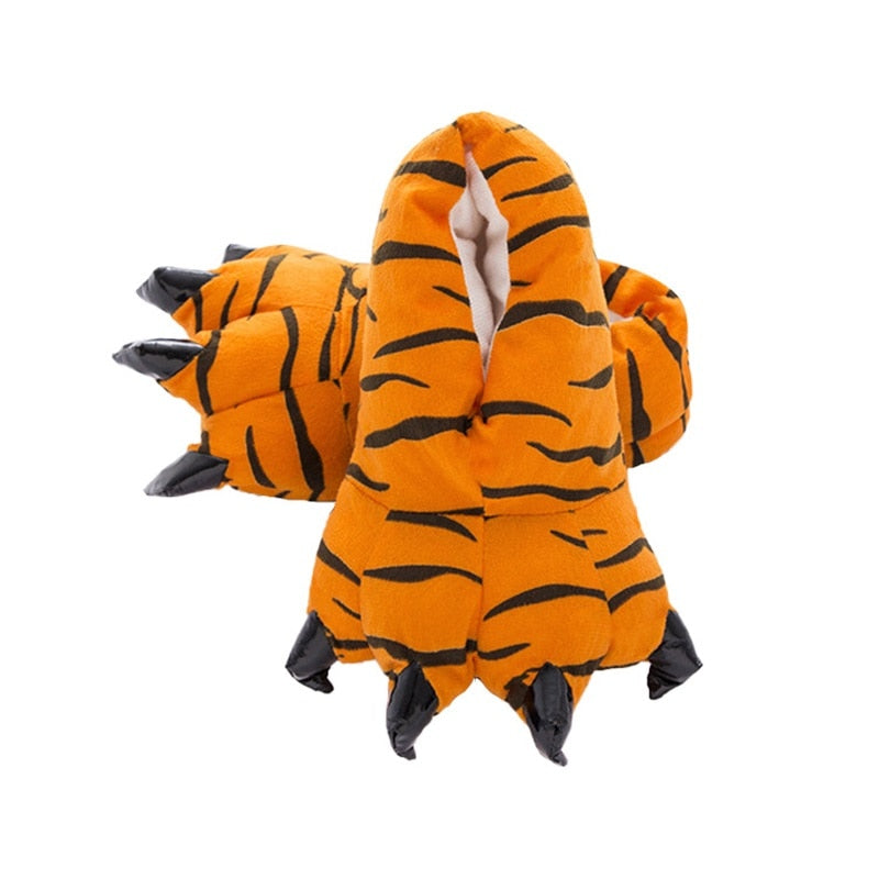 Cartoon Slippers Animal Claw Kigurumis Onesies Pajama Shoes Kid Adult Kawaii Funny Paws Casual Cosplay Prop Party Wear