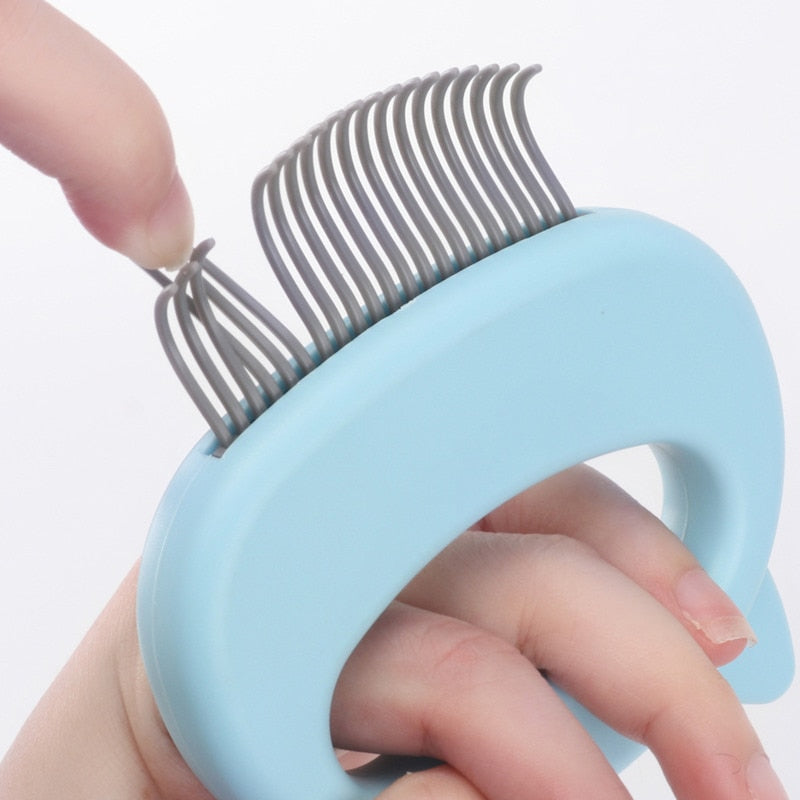Pet Dog Cat Combs Hair Remover Brush Pet Grooming Tools Dog Massage Comb Brush Cute Handle Remove Lose Hairs Pet Cat Supplies