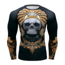 MMA T-Shirt Herren Rashguard Jiu Jitsu Bjj T-Shirt Langarm Fitness Muay Thai Boxsport Pullover Mma Rashguard Boxtrikot