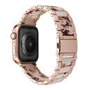 Resin Stainless Steel Strap Watchband for apple watch 5 band 44mm iwatch 42mm Series 5 4 3 2 Wrist Accessories loop 40m bracelet