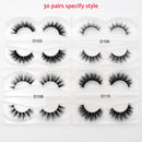 30 pairs/pack Visofree Lashes 3D Mink Eyelashes Full Strip Lashes Handmade Premium Mink Hair Multi-use False Eyelashes Makeup