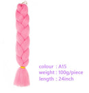 Black Star Hair Ombre Jumbo Extensiones de cabello trenzado Trenzas retorcidas de 24 pulgadas Fibra de cabello sintético para trenzado retorcido para mujeres