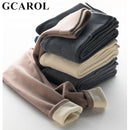 GCAROL Women Thick Fleece Legging High Waist Letters Legging Pants Stretch Winter Seamless Fitness Can Be Worn Below Zero