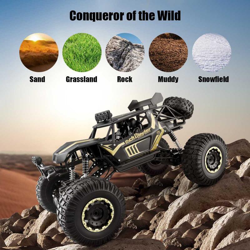 1:8 50cm RC Car 2.4G Radio Control 4WD Off-road Electric Vehicle Monster Buggy Remote Control Car Gift Toys For Children Boys