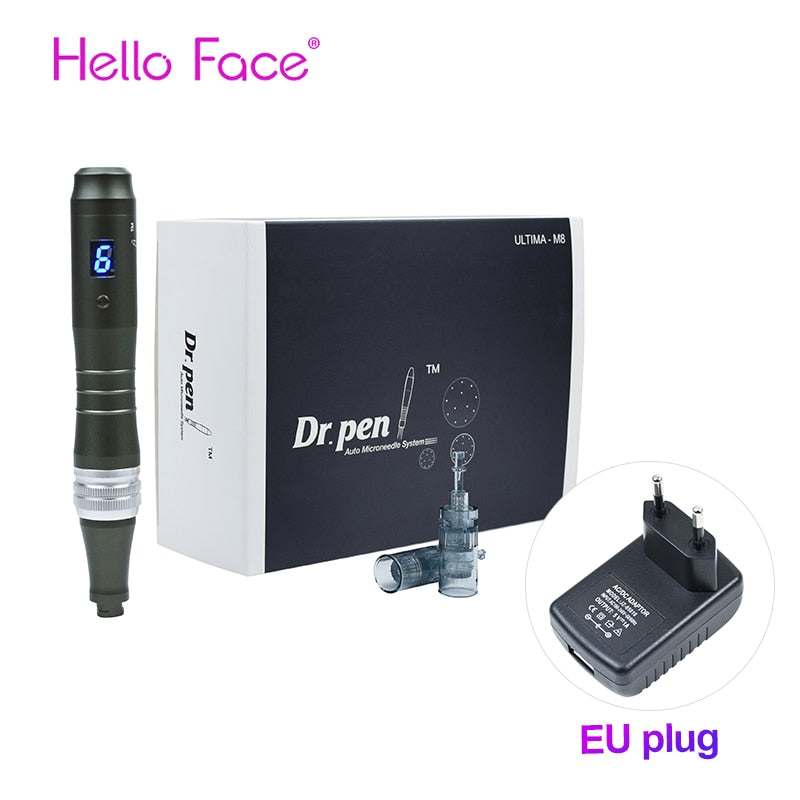 Dr. Pen Ultima M8 Wireless Professional Derma Pen BB Glow Pen Mikronadel-Therapiesystem Hochwertige Schönheitsmaschine