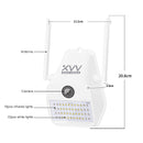 Xiaovv D7 1080P IP-Kamera 150 ° Weitwinkel-Smart-WLAN-Außen-Webcam mit 16 Infrarotlicht-Wand-Yard-Lampenkameras für Mi Home