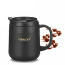 Pinkah 340 y 460ML 304 termos de acero inoxidable taza de oficina con asa con tapa taza de té aislada termo taza termos de oficina