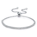 BISAER 925 plata esterlina Pulseira copo de nieve brazaletes 925 corazón serpiente cadena broche mujer plata pulsera para mujer joyería