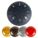 Mini 8-Tone Steel Tongue Drum 6 Inch Tongue Drum C Key Hand Pan Drum with Drum Mallets Carry Bag