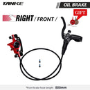 Freno de disco de aceite para bicicleta TANKE MTB, calibrador de rotor de 160mm, placa de calibrador hidráulica, mango trasero delantero, piezas de bicicleta CNC de pilar B para ciclismo
