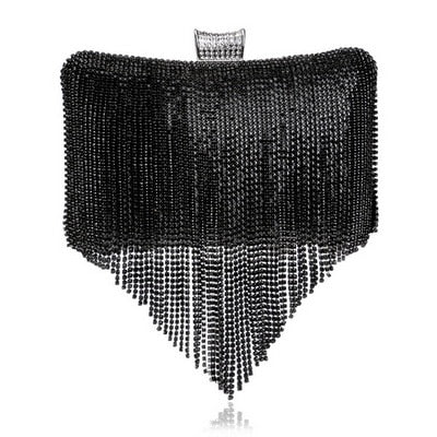 GLOIG Fashion Damen Quaste Abendtaschen Diamanten Perlen Clutch Hochzeit Geldbörse Schulter Party Laedes Case Geldbörse