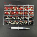 21 Grids Crystals Diamonds Nail Rhinestones Set 3100pcs FlatBack Rhinestones Kit Sparkling Nail Art With 1 Pen For Decorations