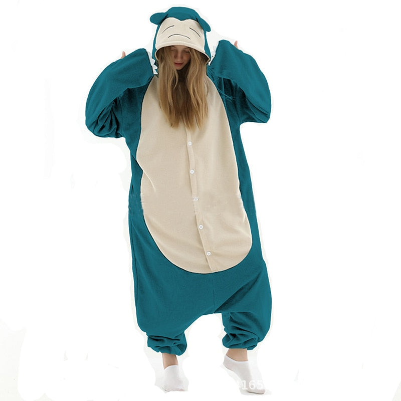 Nuevo Animal Kigurumi XXL Traje de dibujos animados Mujeres Pijama Anime Onesies para hombres adultos Onsie Boy Girls Pijamas Fleece One-Piece Body