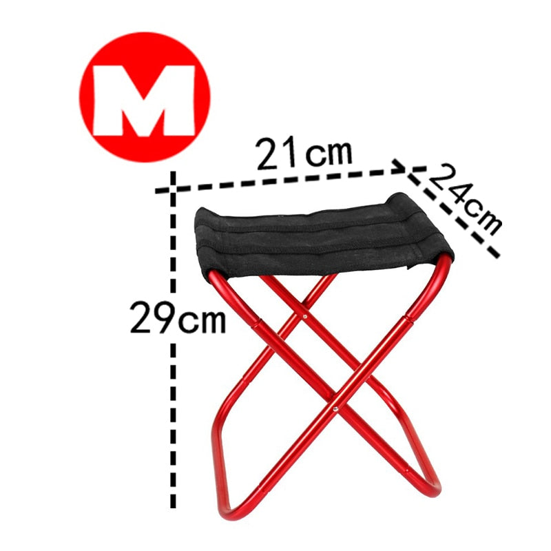 Detachable Portable Folding Chair Outdoor Camping Chairs Beach Fishing Chair Ultralight Travel Hiking Picnic Seat Outdoor Tools