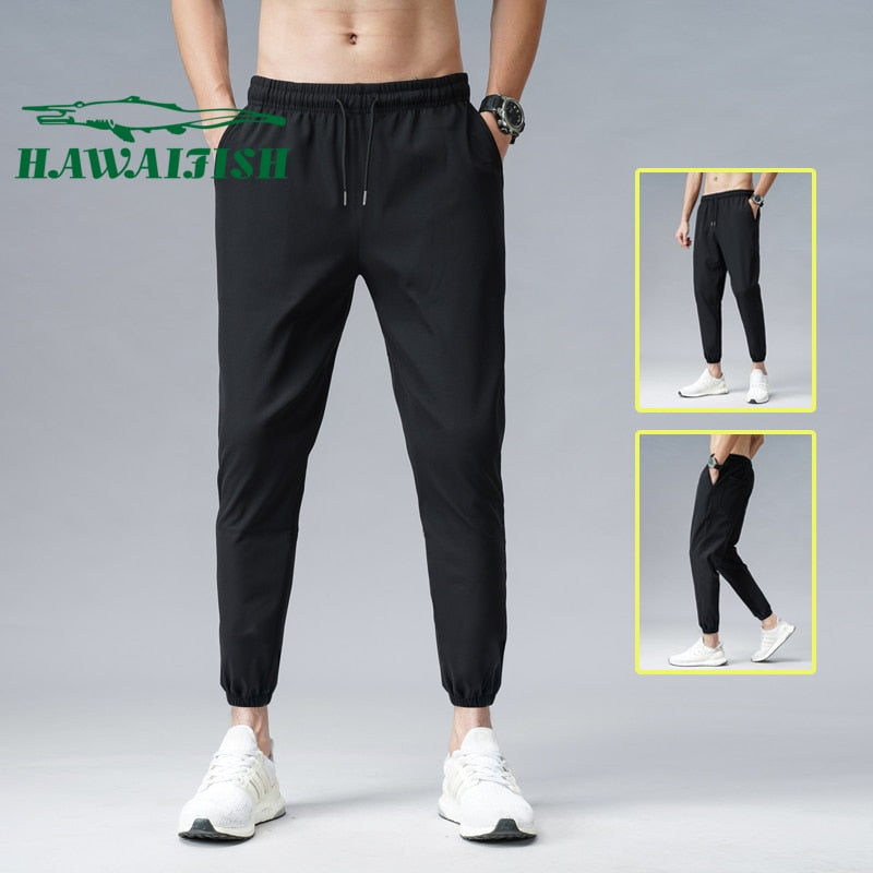 Pantalones deportivos para hombre 2021, pantalones de verano para hombre, pantalones con lazo para los pies, pantalones holgados para jóvenes, pantalones de chándal de marca, ropa para hombre, pantalones para hombre