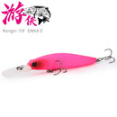 TSURINOYA Floating Minnow DW68 70F Fishing Lure 70mm 5.2g Ranger Profession Hard Lure Jerkbait Crankbaits Swimbait Wobblers Bait