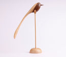 Danish wood ornaments jewelry carving wooden play Home Furnishing Nordic style puppet Home Furnishing features wood bird