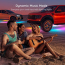 Niscarada RGB Multicolor Flexible Flowing Car LED Light Underglow Underbody Waterproof Automobile Chassi Neon Atmosphere Light