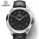 LOBINNI Seagull Mechanical Hand Wind Movement Masculinity Watches Luxury Switzerland Brand Man Waterproof Watch Male Wristwatch