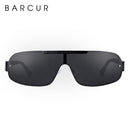 BARCUR Aluminum Magnesium Sunglasses Men Polarized Sun glasses for Men Pilot Sport Eyewear UV400