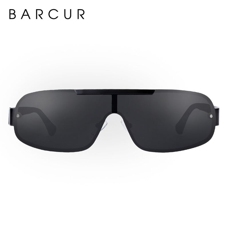 BARCUR, gafas de sol de aluminio y magnesio para hombre, gafas de sol polarizadas para hombre, gafas deportivas de piloto UV400