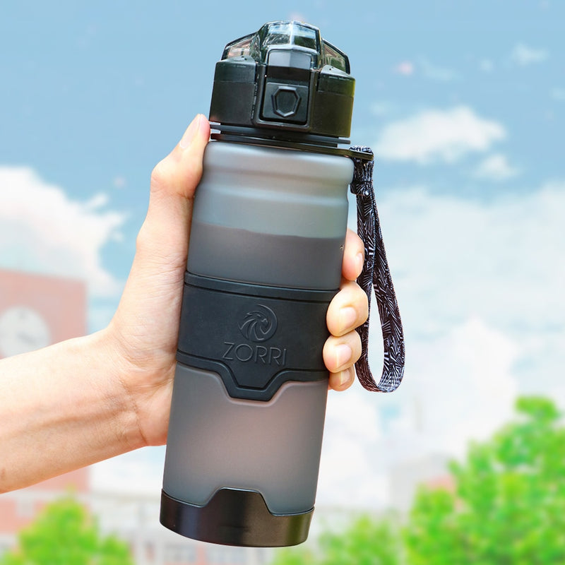 ZORRI Sports Water Bottle CE/EU BPA Free Protein Shaker Bottles Outdoor Tour Gym Tritan Plastic Drinkware Free Shipping Items