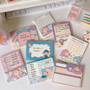 MINKYS Kawaii 50 Sheets Memo Pads Note Paper To Do List Check List Daily Planner Notepad Paperlaria Korean School Stationery