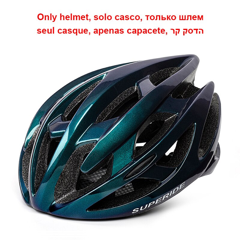 SUPERIDE Outdoor Road Bike Mountain Bike Helmet with Rearlight Ultralight DH MTB Bicycle Helmet Sports Riding Cycling Helmet