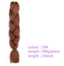 Black Star Hair Ombre Jumbo Extensiones de cabello trenzado Trenzas retorcidas de 24 pulgadas Fibra de cabello sintético para trenzado retorcido para mujeres