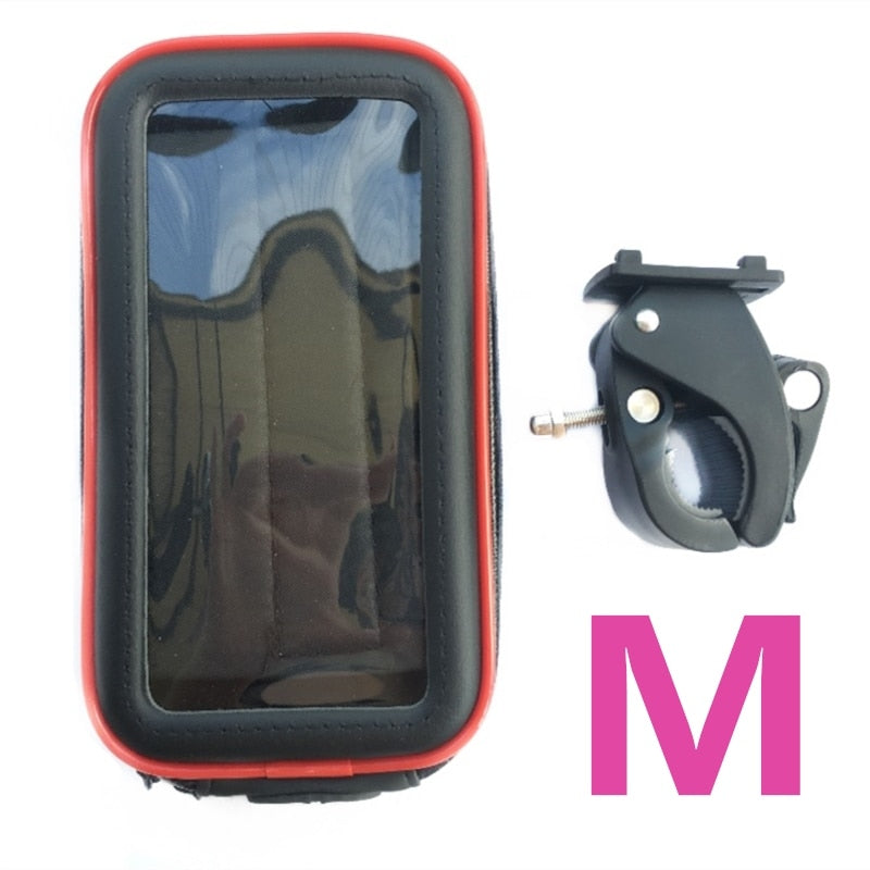 Bike Motor Phone Holder Waterproof Phone Bag Pouch Case Motorcycle Bicycle Handlebar Cellphones GPS Stand for iPhone 12 XXL Bag