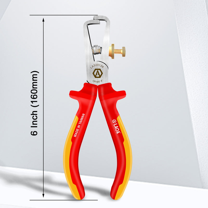 LAOA 6-inch VDE Strippers Insulated Insulated Cable Strippers Withstand High Temperature and Pressure