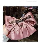 2020 Fashion Big Bow Hairpin Cute Red Barrette Pink Hair Clip Women Girls BB Hairgrip Korean Oversize Floral Hair Accessories