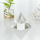 8CM K9 AAA Crystal Glass Pyramid Paperweight natural stone and 3.1inch minerals crystals Fengshui Figurine For Home Office Decor
