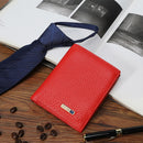 Smart Anti-lost Wallet Tracker  Genuine Leather Men wallets Soft Bluetooth-compatible Leather Purse Male Luxury Men&