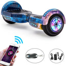 Hoverboard 6.5 Inch Bluetooth Speaker Self Balancing Electric Scooters LED Lights Smart Two Wheels Hover Board Key For Kids Gift