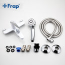 FRAP Bathtub Faucets multi-color bathroom shower brass chrome wall mounted bath shower mixer tap shower head set black white red
