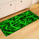 Kitchen Doormat 3D Green Grass Bamboo Print Floor Mat Hallway Living Room Balcony Bath Mat Non Slip Area Rugs Bathroom  Carpet