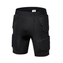 Men Sports Kneepad Elbow Shock Guard Compression Padded Shorts Shirt Vest Set Soccer Basketball Protective Gear Chest Rib Guards