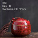 Memorial Container Pet Ashes Urn Handpainted Ceramics Urn Cremation Pet Bird Ash Holder Burial At Home