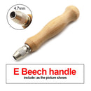 Leather edge ebony handle creasing machine Leader rcraft marking edge decoration surface line pure copper edge line tool groove