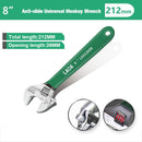 LAOA Anti-slide Universal Monkey Wrench Adjustable Spanner Adjust Wrenches With Scale Stainless steel Key Hand tools