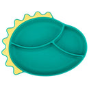 TYRY.HU Baby Dinner plate set Baby Feeding Plate Training Bowl Spoon Fork Dinosaur Cartoon Illustration Non-slip Dinner Plate