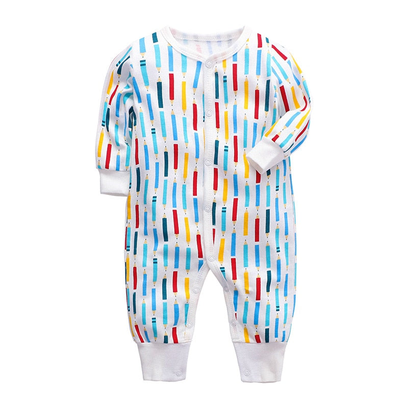 Babykleidung Herbst 2021 Neugeborenes Baby Reine Baumwolle Langarm Overall Strampler 3-24M Baby Boy&amp;Girl Kleidung