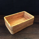 Hand-woven Rattan Basket Storage Box Baskets For Organizing Vegetable Fruit Storage Box Organizer Cestas De Almacenamiento De