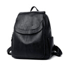 LANYIBAIGE Women Leather Backpacks Female Shoulder Bag Ladies Bagpack Vintage School Bags For Girls Travel Back Pack Sac A Dos