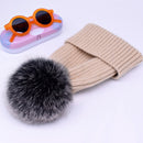 2022 Neue Wintermütze Luxusqualität Fuchspelz Bommelmützen Beanie Hochwertige Mädchen Frauen Motorhaube Winterhüte für Frauen